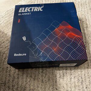 NEW in Box Bedsure Throw with 4 Time Settings, 6 Heating Settings, 50“x60”, Grey